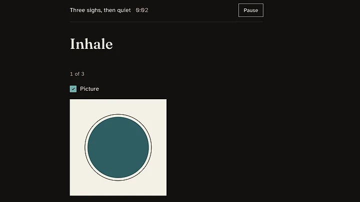 Screenshot of Breathe
