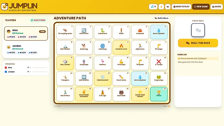 Screenshot of Jumplin